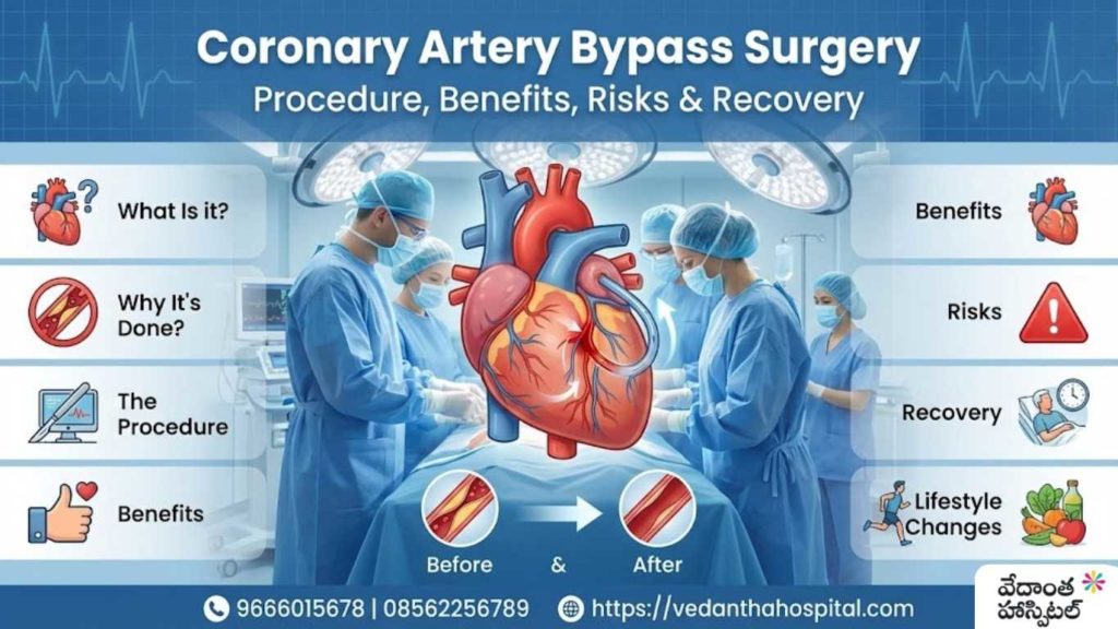 Coronary Artery Bypass Surgery - Cardiothoracic Surgery Hospital in Kadapa – Vedanta Hospitals kadapa