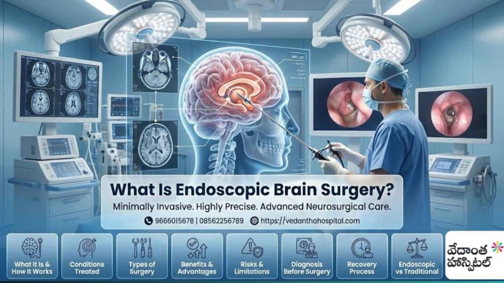 What Is endoscopic brain surgery - Brain Surgery Hospital in Kadapa – Vedanta Hospitals in kadapa