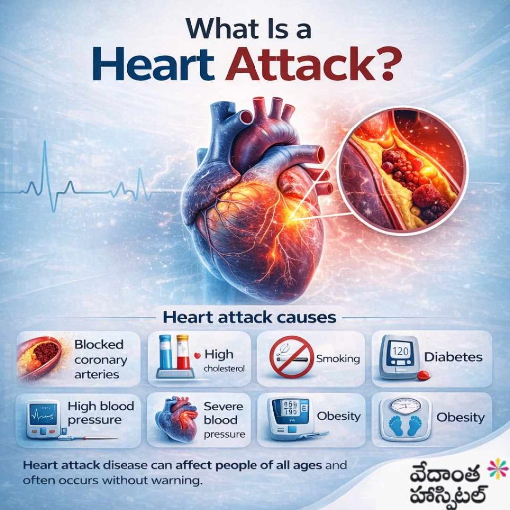 what is heart attack - Best Cardiology Hospital in Kadapa - vedanta hospitals in kadapa
