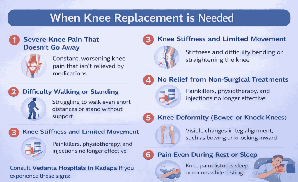 when knee replacement is needeed image