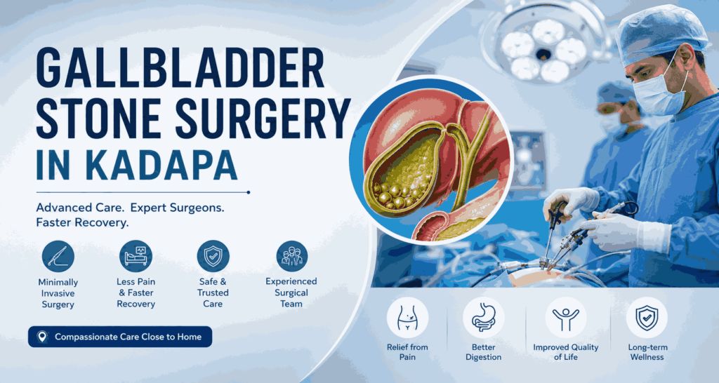 Gallbladder stone surgery in kadapa image