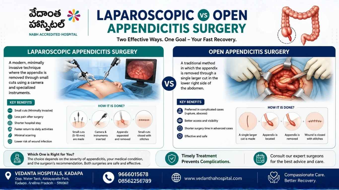 Best Appendicitis Treatment in Kadapa | Expert Appendix Surgery Care